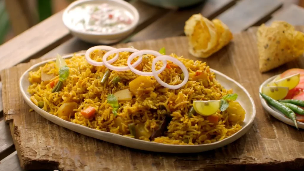 Veg pulao restaurant style