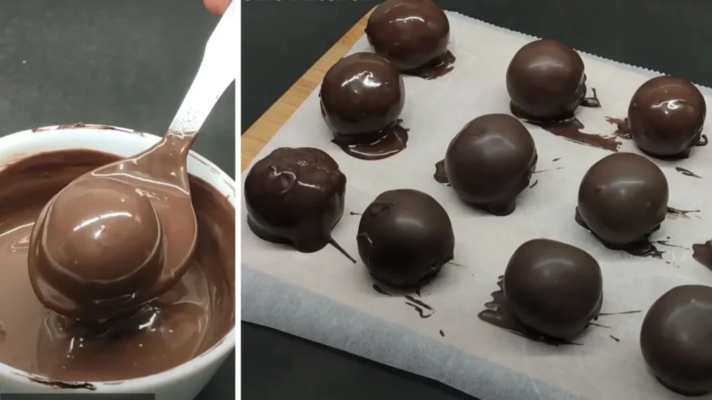 Chocolate Peanut Balls,Quick Dessert Recipe