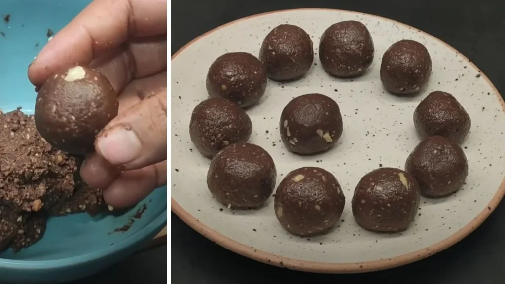 Chocolate Peanut Balls,Quick Dessert Recipe