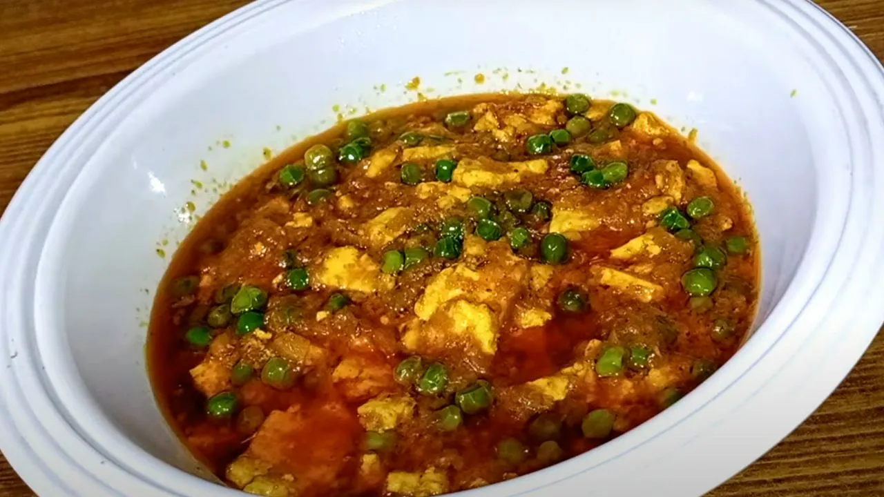 Matar Paneer Punjabi style