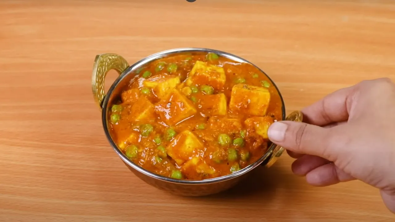 Matar paneer without onion and garlic