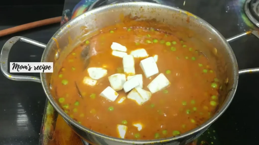 Matar Paneer Recipe