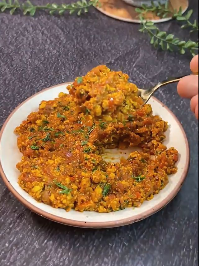 how to make paneer bhurji without oil