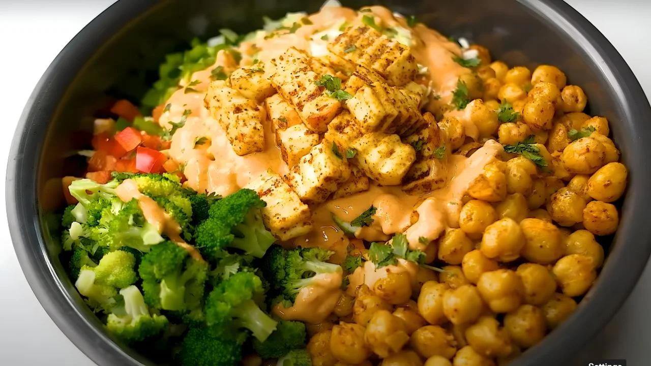 High Protein Chana Salad Recipe