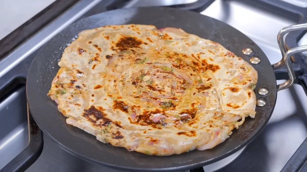 Onion Lachha Paratha Recipe