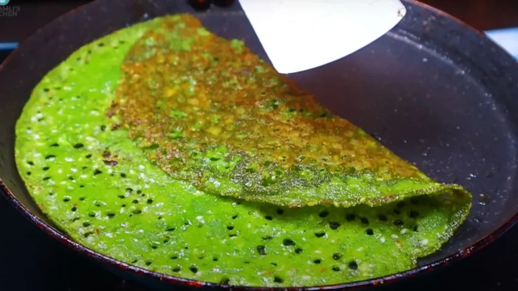 Crispy Palak Dosa Recipe