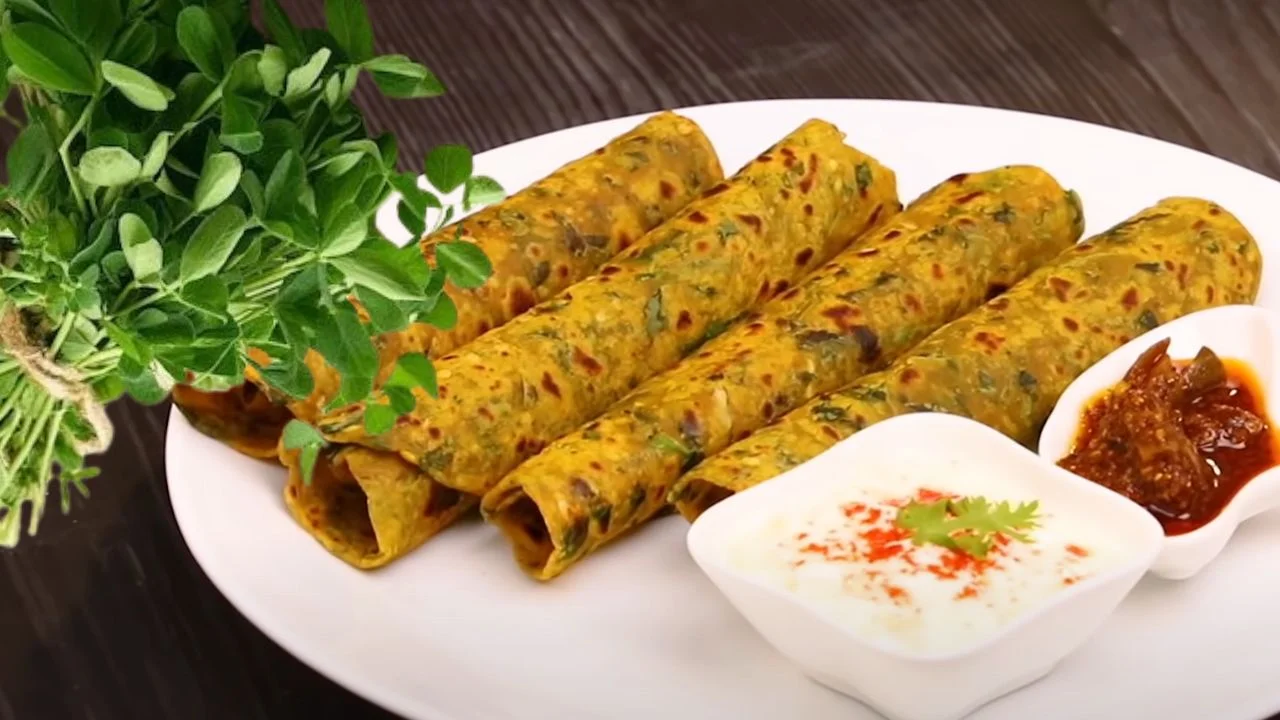 Punjabi methi paratha recipe