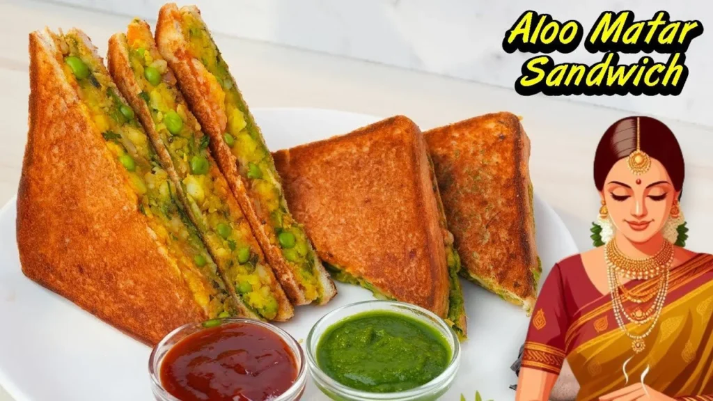 Aloo Matar Sandwich Recipe