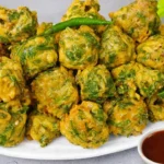 Aloo Palak ke Pakode