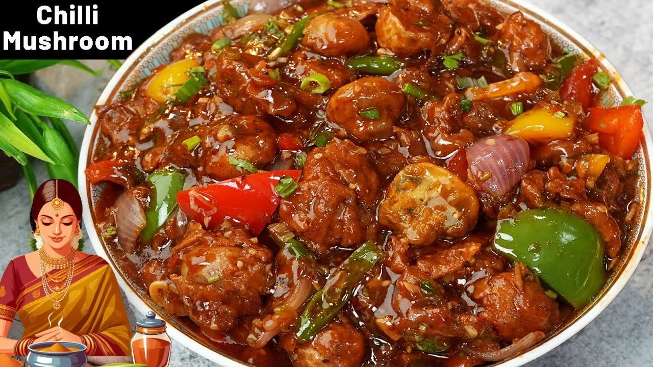 Mushroom Manchurian Recipe