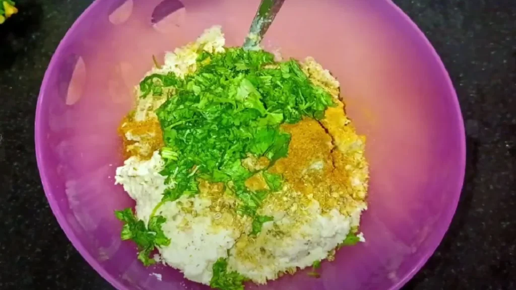 Chawal Besan ka Nasta Recipe