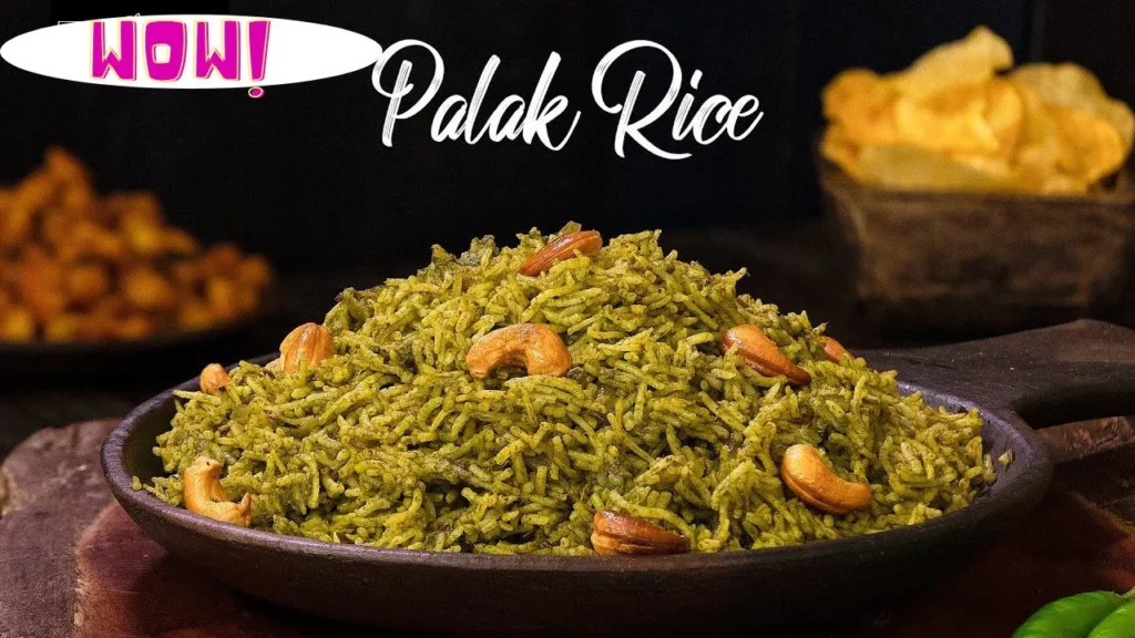 Palak Rice Recipe 