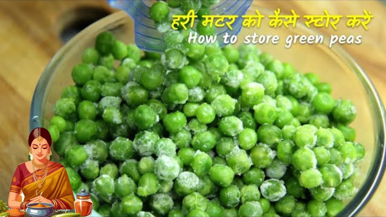 How to store green peas